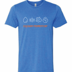 Logo Elements Design Unisex Shirt in Royal Blue